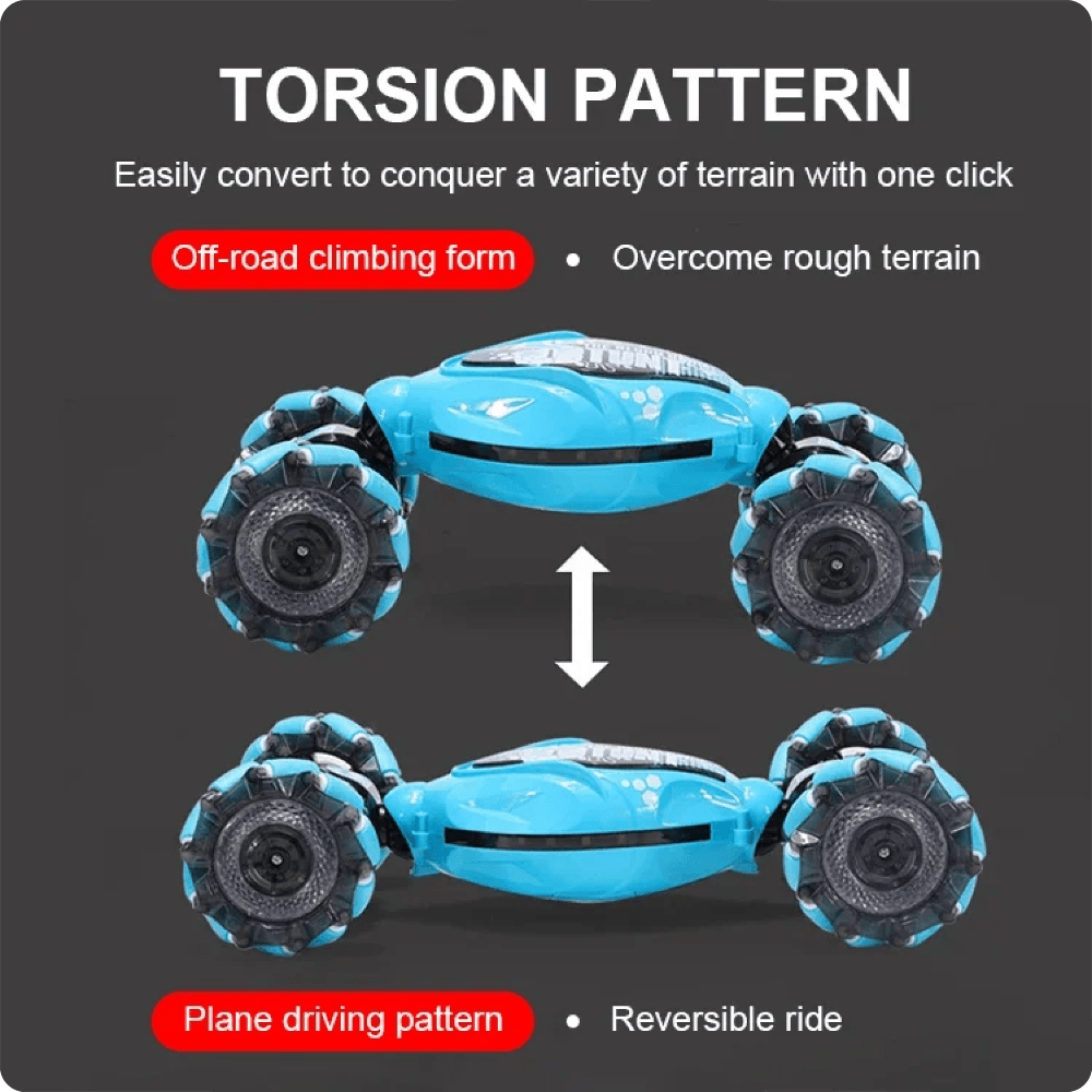 TurboStunt 360™ | Carro Acrobático Remoto - Mi tienda