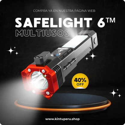 SafeLight 6™ | Linterna Multiuso de Emergencias KINTU